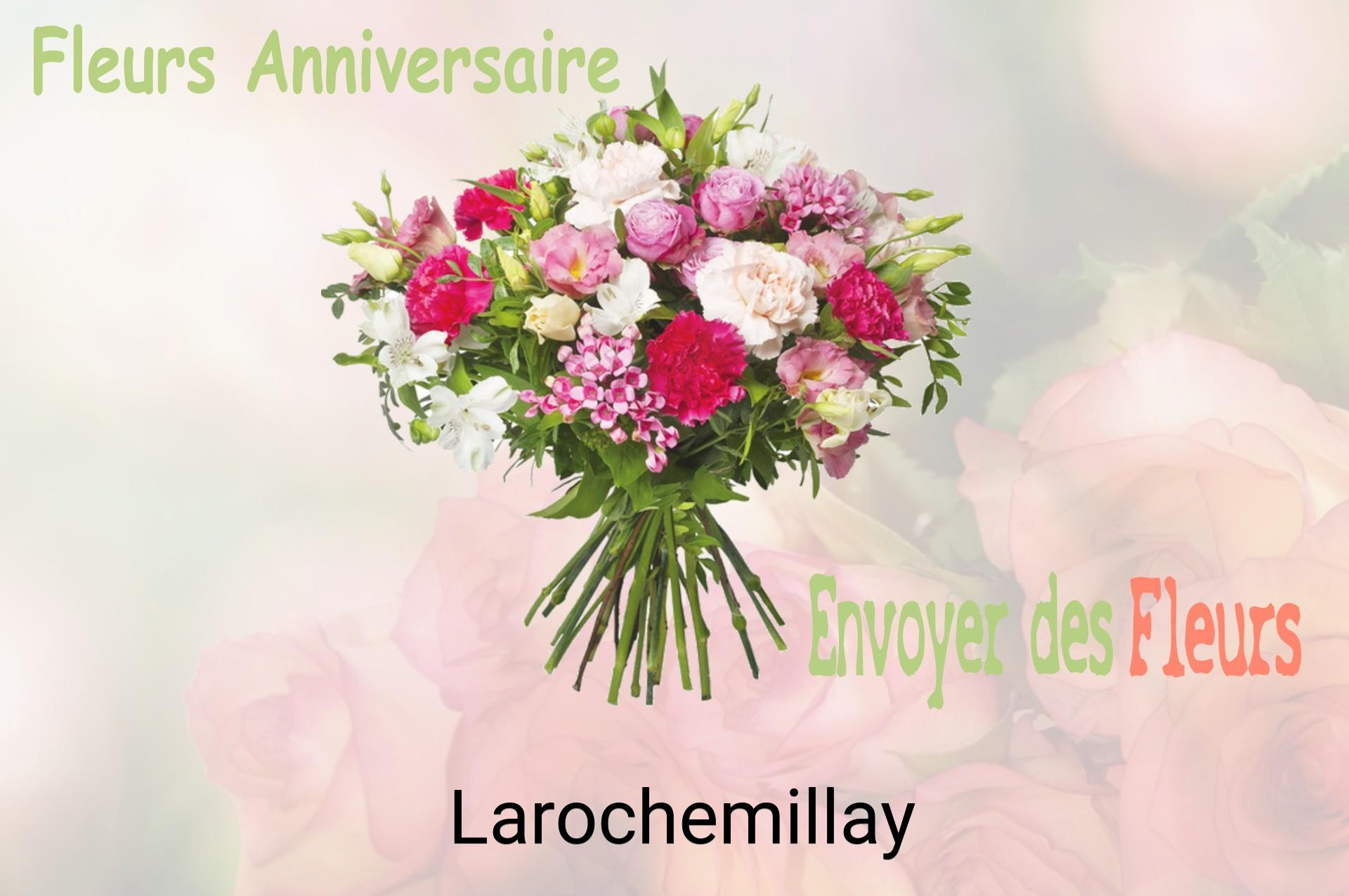 Bouquet de fleurs d’anniversaire livré à Larochemillay